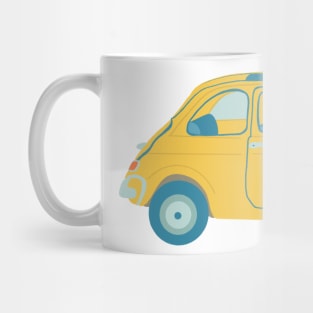 Yellow Italian car Mug